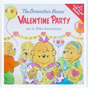 Valentine Party The Berenstain Bears Lift The Flap Book - NEW!